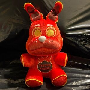 System Error Red Plush Bunny